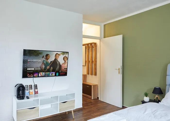 Stilvolles Ruhiges - Parkplatz, Wifi, Tv Em-apartments Deutschland - Nuju Bielefeld